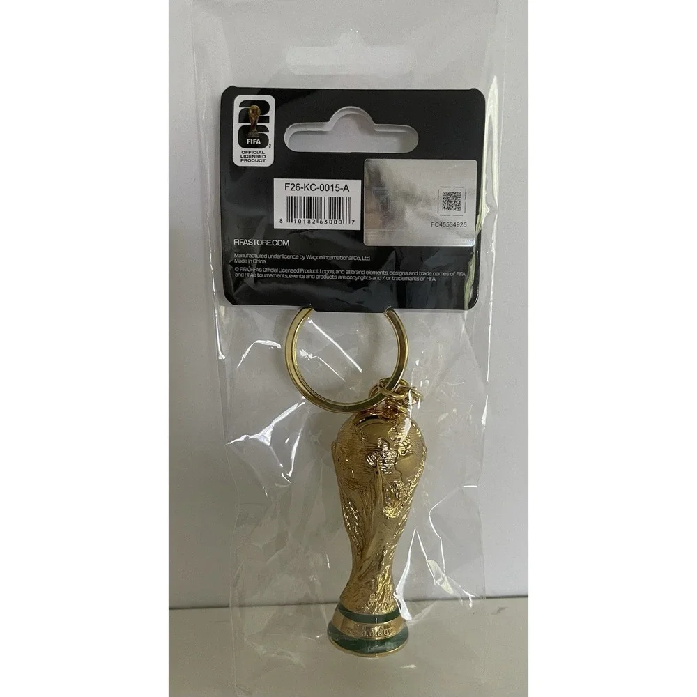 FIFA World Cup 2026 Trophy Keychain Officially Licensed NEW Football Soccer
